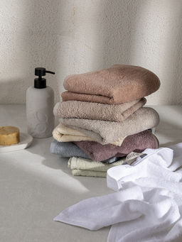 Полотенце махровое 35x70 светло-коричневый махровая ткань - Denastia фото 6