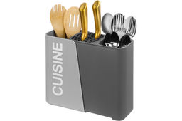 Органайзер для столовых приборов 16,7*9,5*21,5 см "Серый"