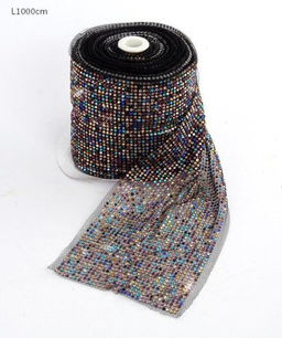 Лента-сетка со стразами 9 метров ширина 11,5 см / HCC-A10 /уп 15/ - Галеонтрейд фото 2