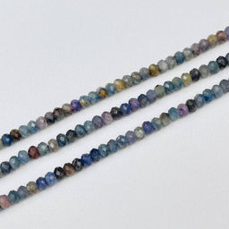 Бусины из украшений из Сапфира микс (130 бусин) - Радуга самоцветов фото 2