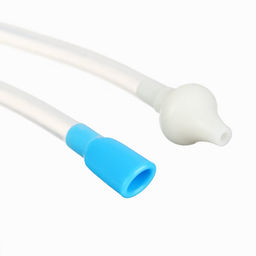 Детский назальный аспиратор, с отводной трубкой, голубой