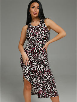 Алсу платье-майка женское (бордо)