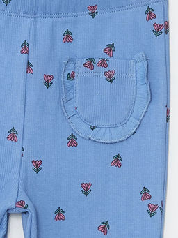 Beli Lastikli ?i?ekli ?spanyol Pa?a K?z Bebek Tayt