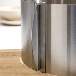 Форма для выкладки и выпечки с регулировкой размера Доляна, d=16-28 см, h=14.5 см, нержавеющая сталь  фото 3