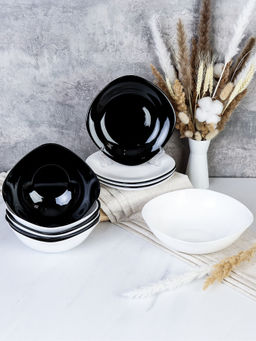 Столовый набор 13 предметов квадратный Черный / NF13GT-80759 (BLACK&WHITE ) /уп 4/ - Галеонтрейд фото 2