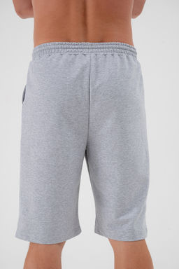 Шорты мужские из футера Шерлок серый меланж макси - Амадэль фото 3