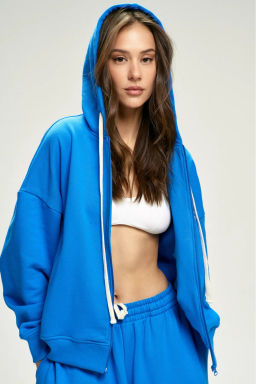 Худи ZIP Wellness Electric Blue - Erist store фото 6