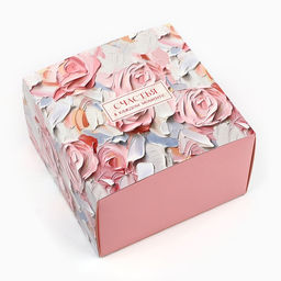 Цена за 2 шт. Коробка складная «Счастья в каждом моменте», 14 х 14 х 8 см