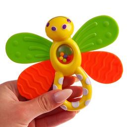 Погремушка Бабочка, с эластичными элементами, Крошка Я  фото 2