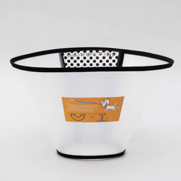 Ветеринарный воротник №1, обхват шеи 37-44 см, высота 22 см, чёрный - Пижон фото 6