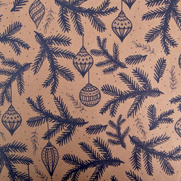 Цена за 10 шт. Бумага упаковочная крафтовая «Ветви», 50 х 70 см