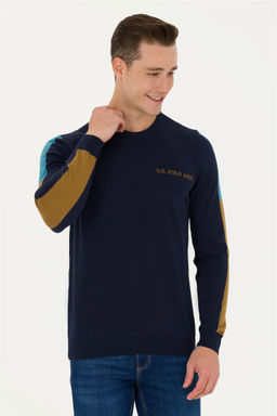 U. S. Polo Assn Мужской темно-синий свитер - U.s. polo assn фото 10