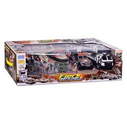 Набор машин "Военная база" в коробке