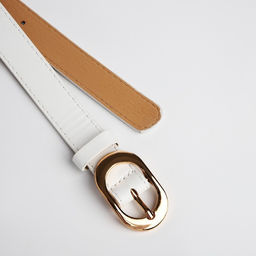 Ремень женский, ширина 3.8 см, пряжка металл, цвет белый - Simaland фото 2