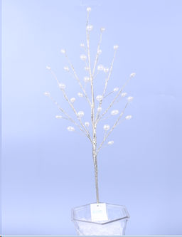 Цветок декоративный стеклярус / SA23491 /уп 360/