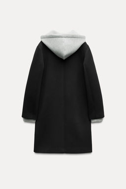 CONTRAST COAT WITH DETACHABLE HOOD - Zara фото 4
