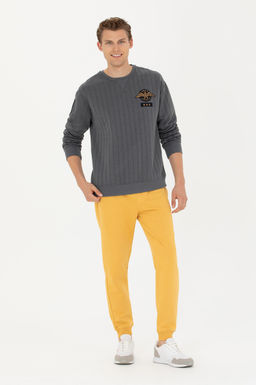 Мужской свитшот антрацитового цвета - U.s. polo assn фото 18