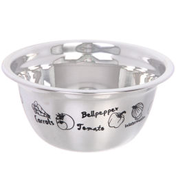 Цена за 2 шт. Миска из нержавеющей стали 0,5л 14*6,5см с рисунком