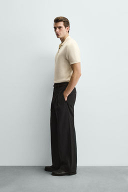 POLO PUNTO REGULAR FIT / Blanco roto - Zara фото 4