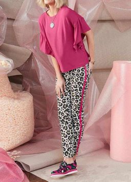 Брюки, леопардовые