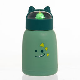 Бутылка для воды, 350 мл, Динозавр, стеклянная