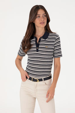 Kad_n Lacivert Ti__rt Sepette S_rpriz _ndirim - U.s. polo assn фото 3