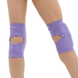 Наколенники для гимнастики и танцев Grace Dance, с уплотнителем, р. S, 7-10 лет, цвет сиреневый  фото 4
