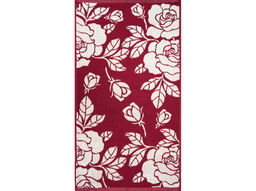 Полотенце махровое 6с103.412ж1 Розы и бутоны(бордо) 50х90см
