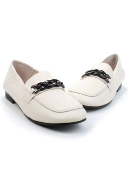 03-DCO117-2 BEIGE Лоферы женские (натуральная кожа)