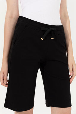 Женские черные трикотажные шорты Скидка 20% в корзине - U.s. polo assn фото 5