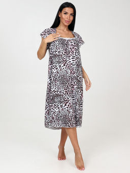 36 СОРОЧКА ЖЕНСКАЯ (Пурпурный леопард)