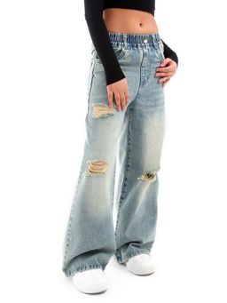 Джинсы-палаццо для девочек - СИНЯЯ МОДА фото 11