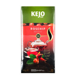 Шиповник с гибискусом Rosehip Tea Kejo, Россия, 55 г (25 пакетиков)