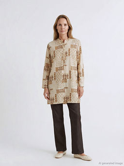 Hakim Yaka Desenli Kad?n Tunik