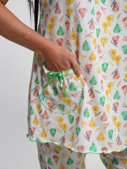 М43 Пижама Мальвина (груши на молочном)