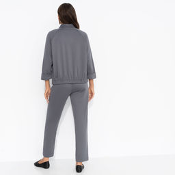 Брючный костюм с карманами, Идеально с кроссовками (2 в 1, серый) - Charutti фото 5