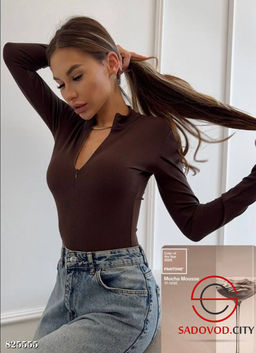 Боди женское на полузамке