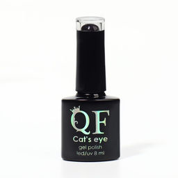 Гель-лак для ногтей, CATS EYE, 3-х фазный, 8мл, LED/UV, цвет хамелеон/фиолетовый (04) - Queen fair фото 7