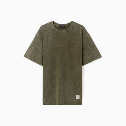 Футболка мужская MIST из вареного хлопка, зеленый, р-р M