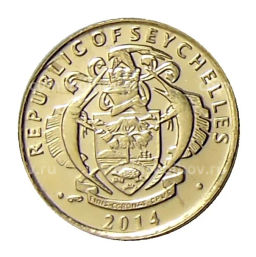 Монета 1 цент 2014 года Сейшельские Острова