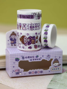 Набор декоративного скотча Fruit friend, purple