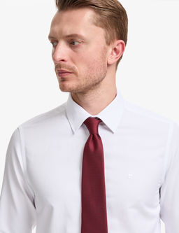 Beyaz Slim Fit Arm_rl_ Uzun Kollu G_mlek