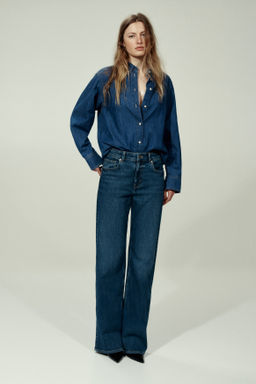 Wide High Waist Jeans - H&m фото 19