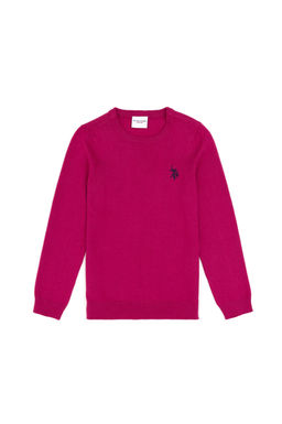 РОЗОВЫЙ базовый свитер для девочек Неожиданная скидка в корзине