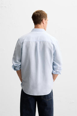 COTTON - LINEN SHIRT - Zara фото 4