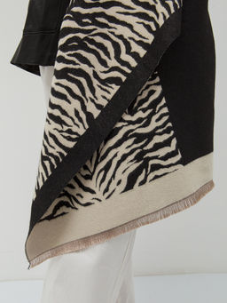 в СОСТАВЕ ШЕРСТЬ и КАШЕМИР! Большой,теплый двусторонний палантин - Tantino фото 8