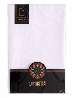Скатерть жаккардовая160x250 белый полиэстер - Denastia фото 5