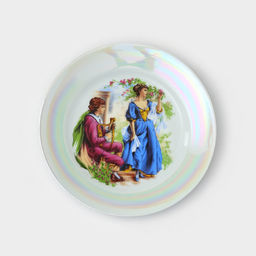 Набор тарелок Добрушский завод «Мадонна», d=17 см, 6 шт., фарфор, МИКС