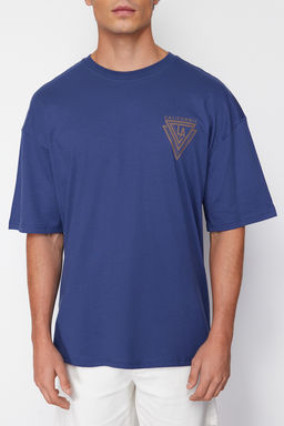 TRENDYOL MAN Oversize/Genis Kesim K?sa Kollu Sehir Bask?l? %100 Pamuklu T-Shirt TMNSS20TS1102 - Trendyolmilla фото 5