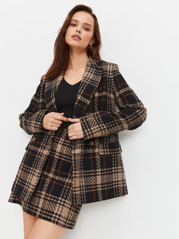 Двубортный пиджак из фактурной ткани - TO BE ONE фото 2